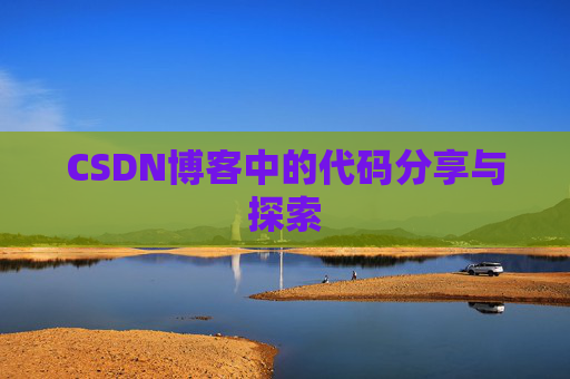 CSDN博客中的代码分享与探索